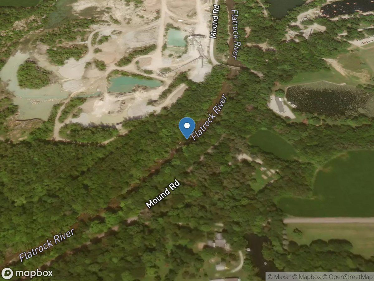 Flatrock River at St. Paul, IN location