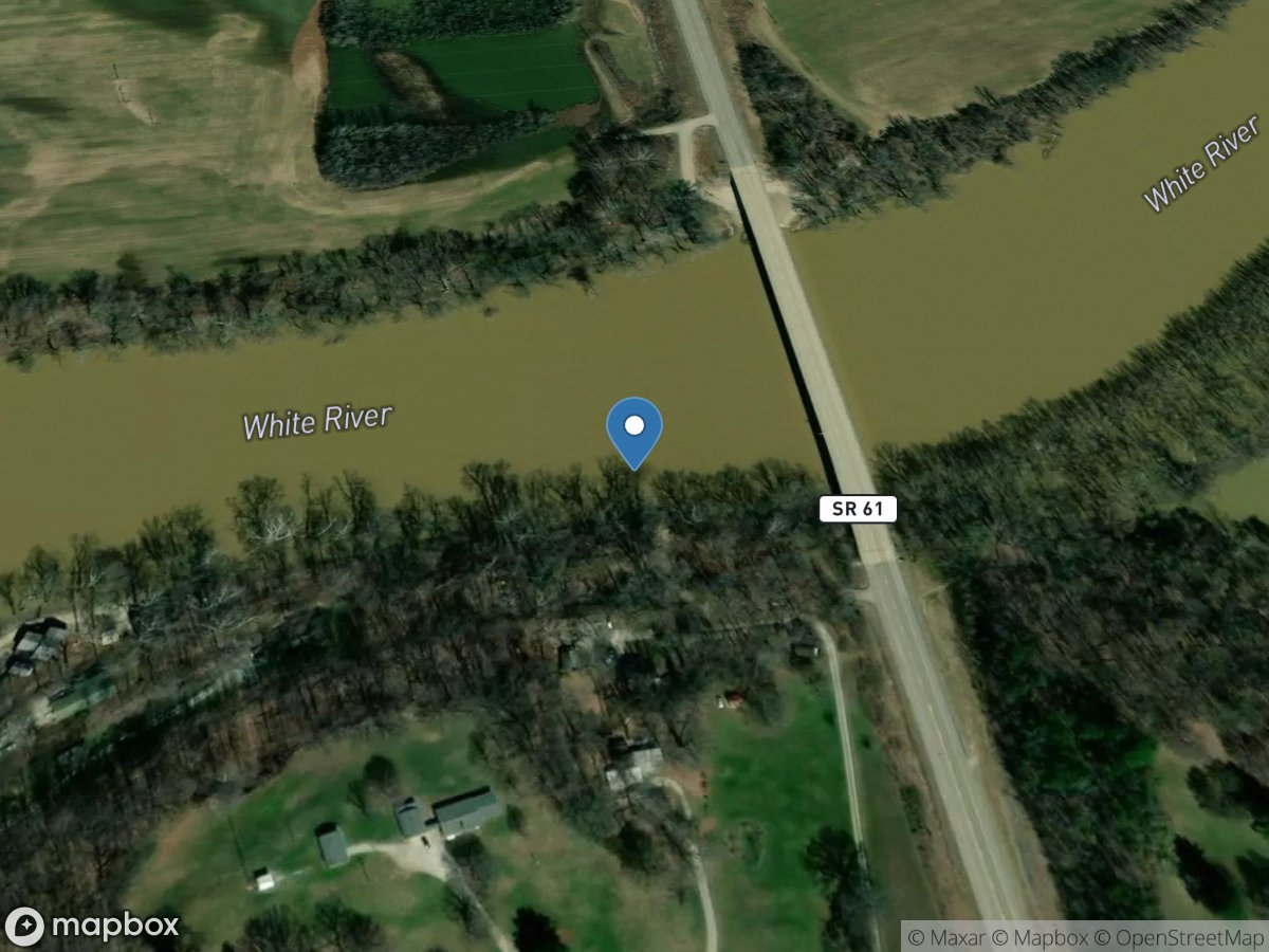 White River at Petersburg, IN location