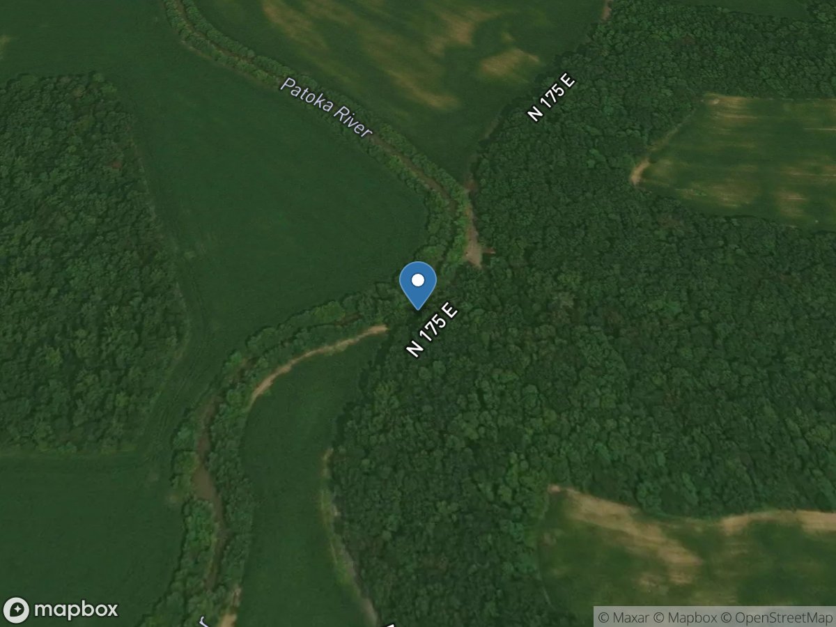 Patoka River at Jasper, IN location