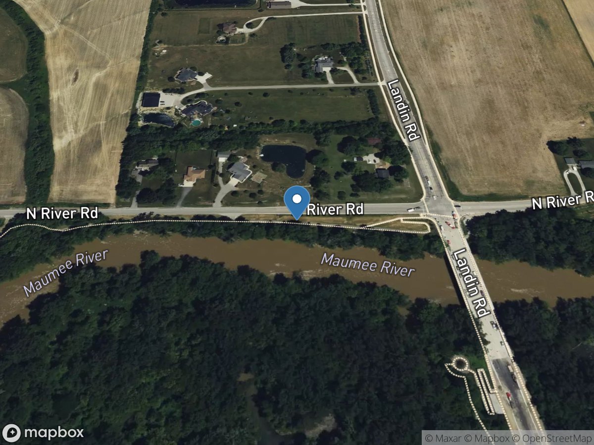 Maumee River at New Haven, IN location