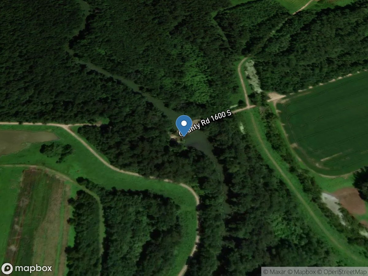 Bayou Drain near Hovey, IN location