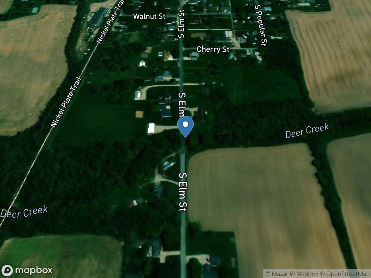 Deer Creek at Elm St near Miami, IN location