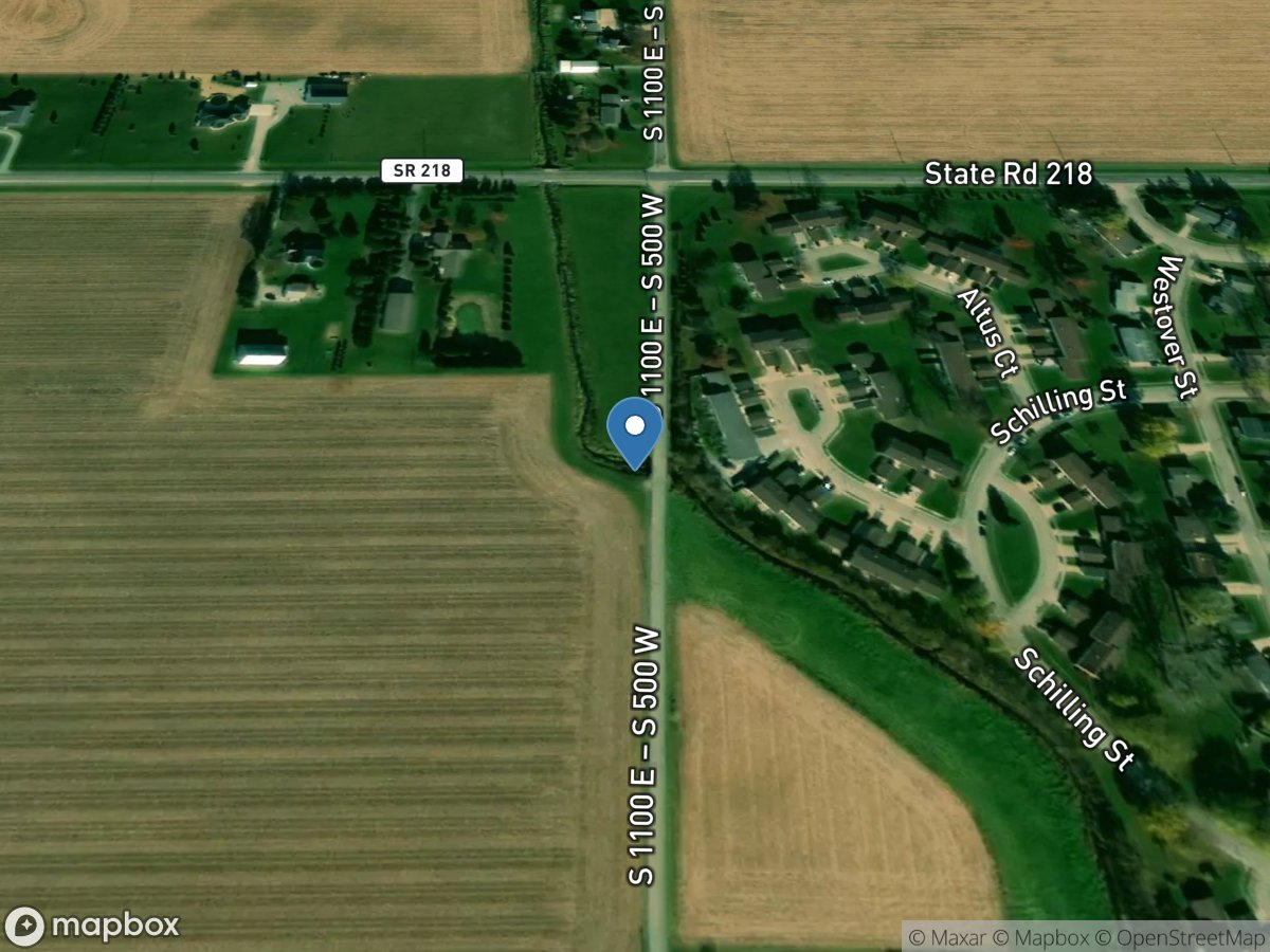 Government Ditch at South CR1100E near Grissom ARB, IN location