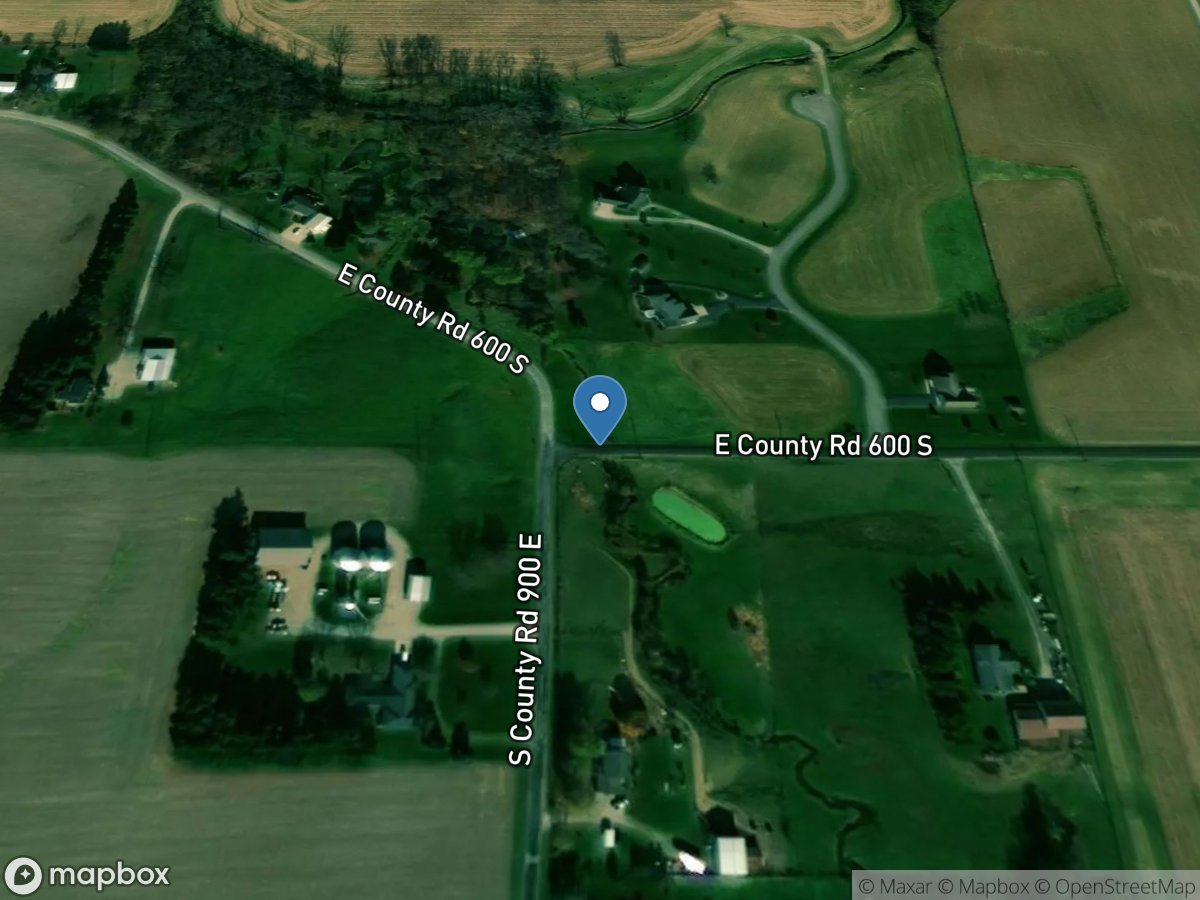 Little Deer Crk @ ECR600S and SCR900E near Onward IN location