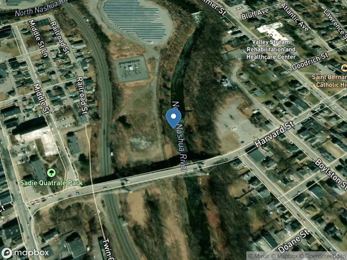 North Nashua River at Fitchburg, MA location