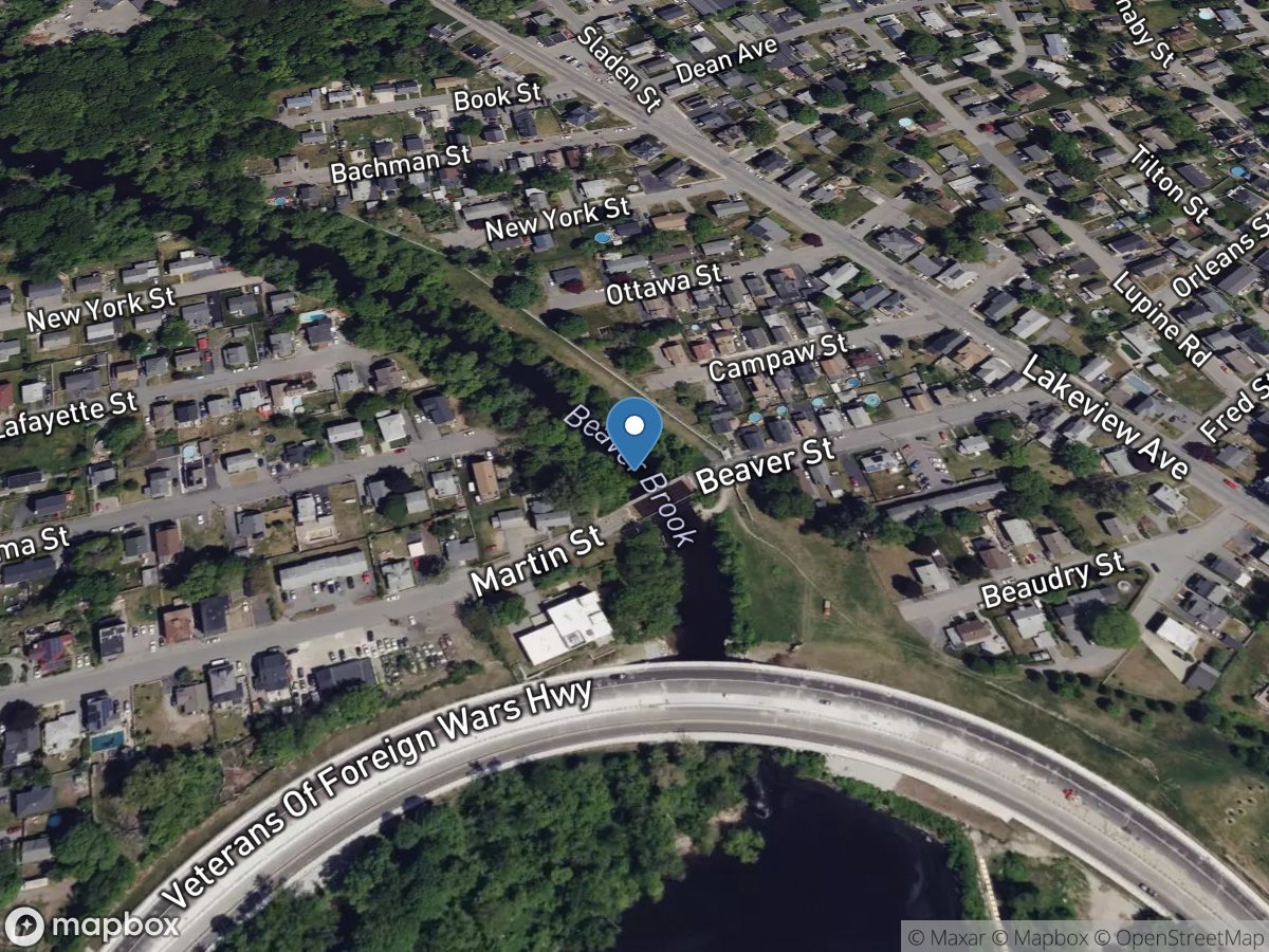 Beaver Brook at Lowell, MA location