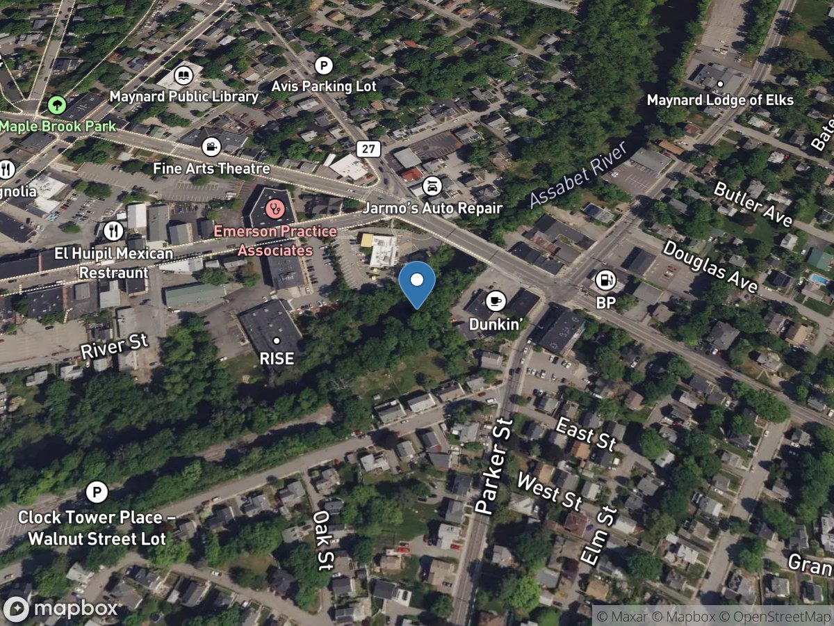 Assabet River at Maynard, MA location