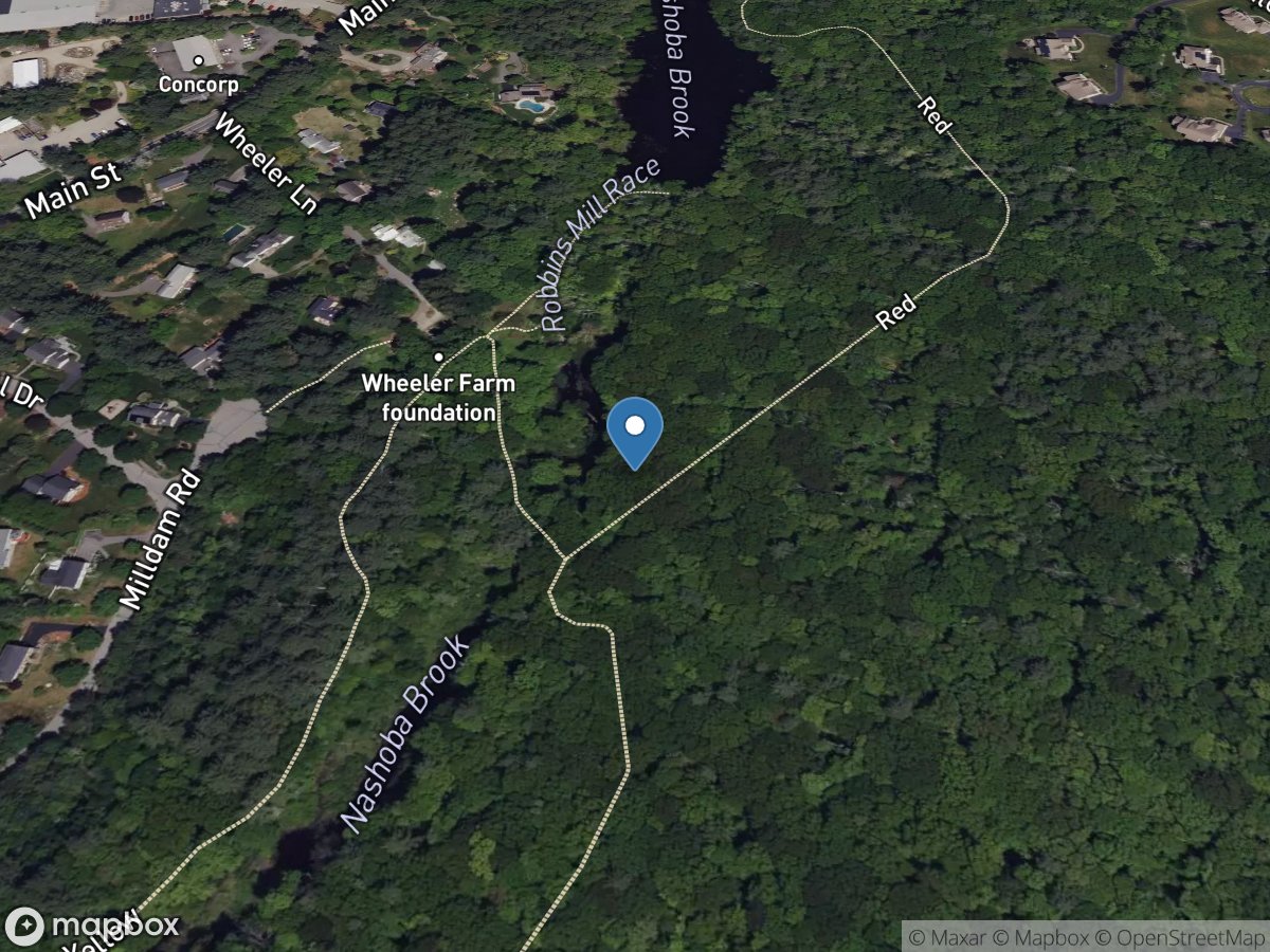 Nashoba Brook near Acton, MA location