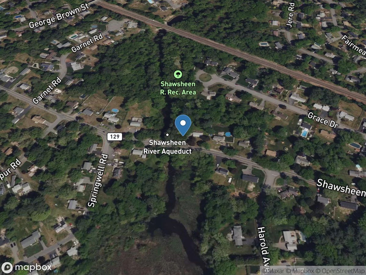 Shawsheen River near Wilmington, MA location