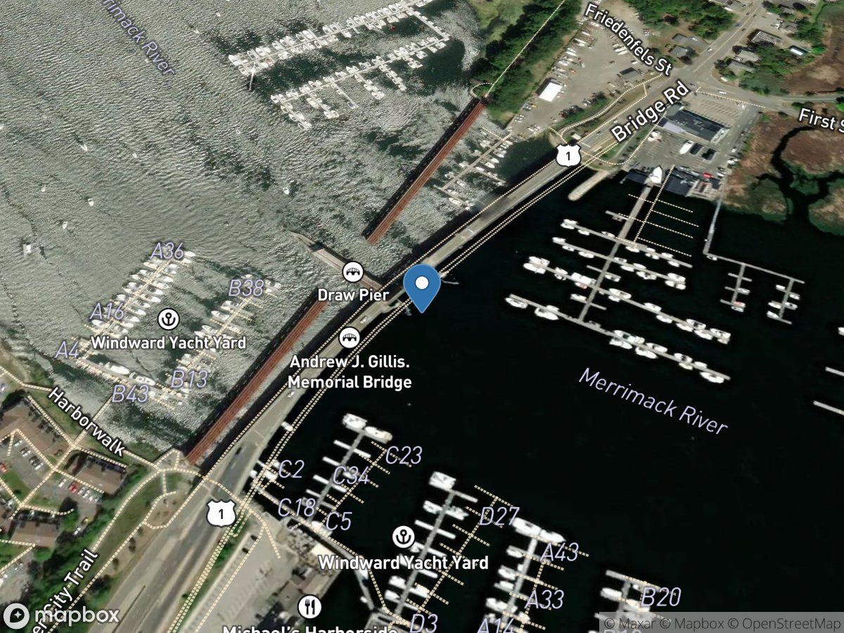 Merrimack River at Newburyport, MA location