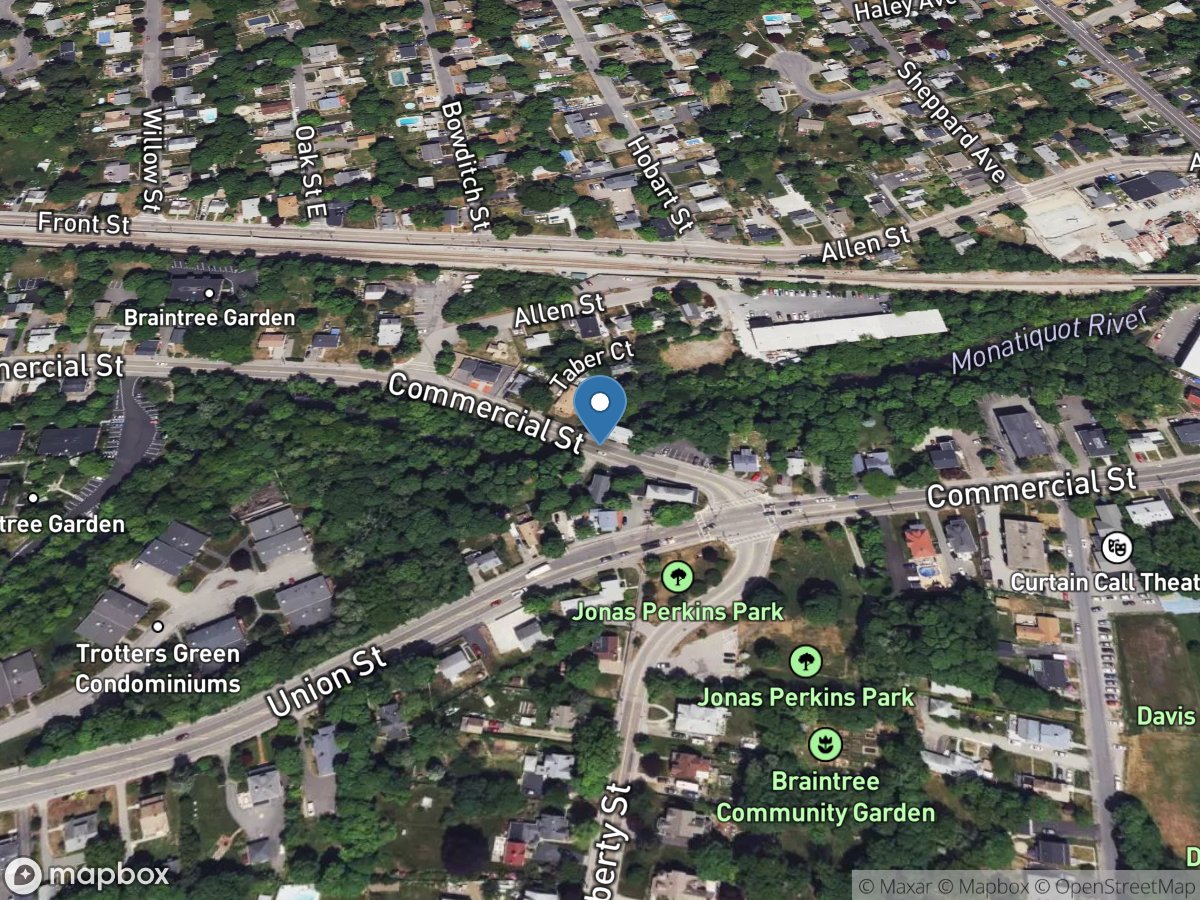 Monatiquot River at East Braintree, MA location