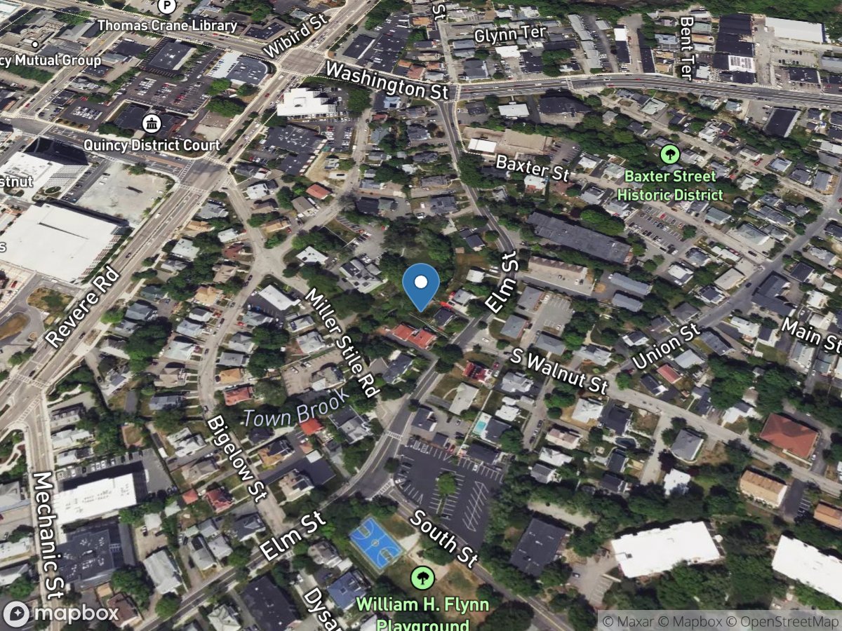 Town Brook at Quincy, MA location