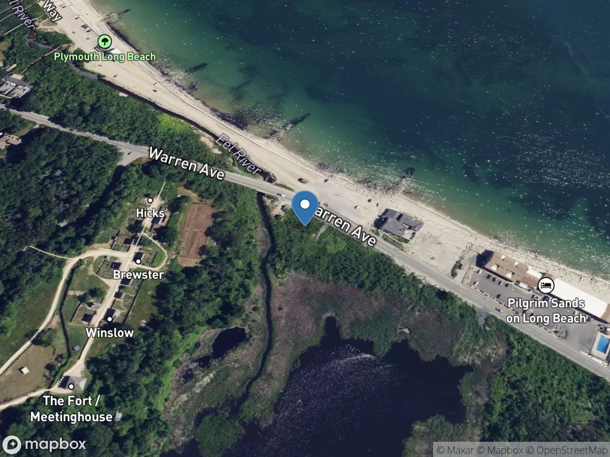 Eel River at Rt 3a near Plymouth, MA location