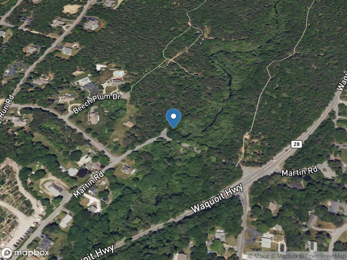 Quashnet River at Waquoit Village, MA location