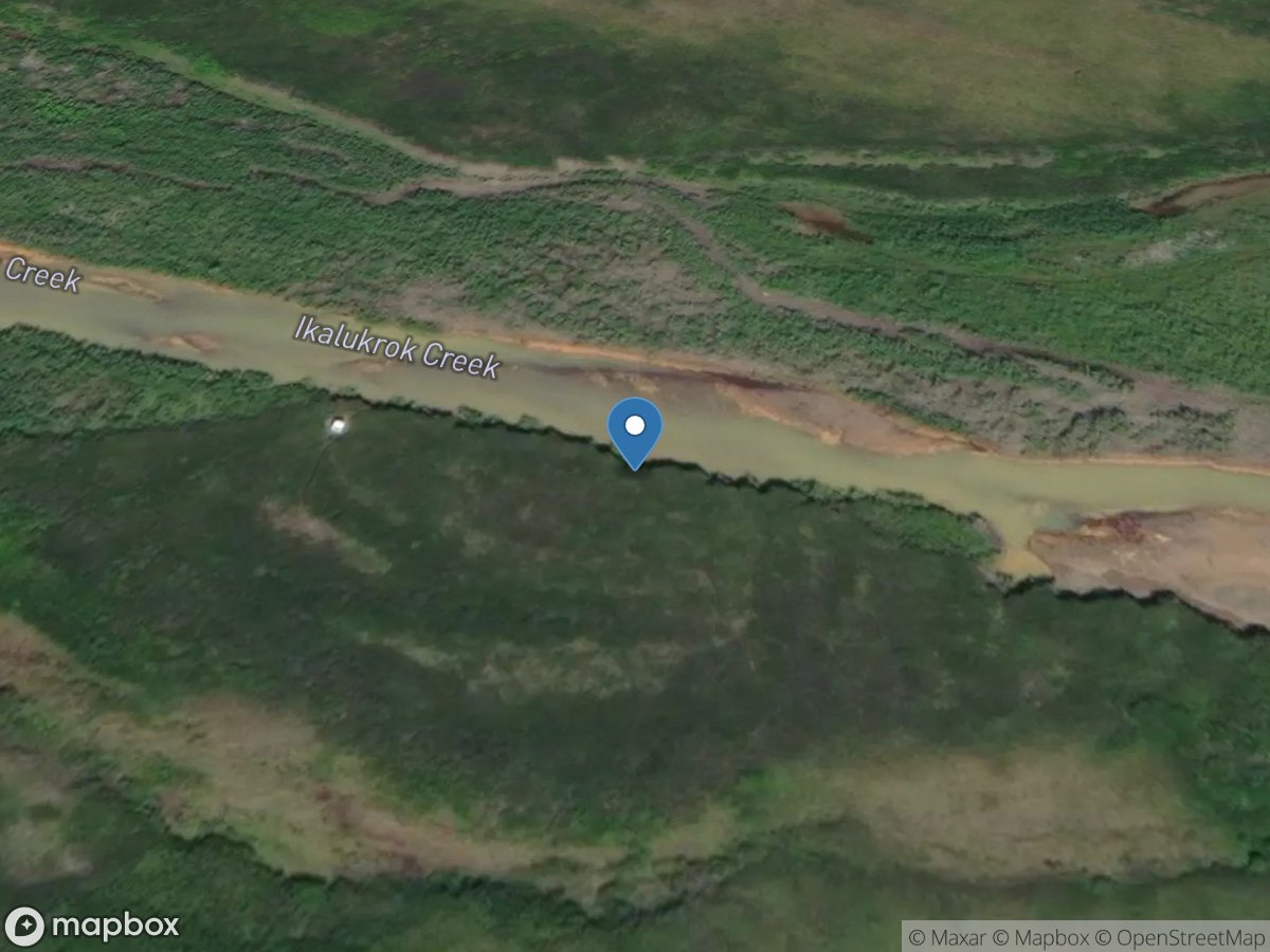 Ikalukrok C 0.6 MI below Red Dog Creek near Kivalina AK location