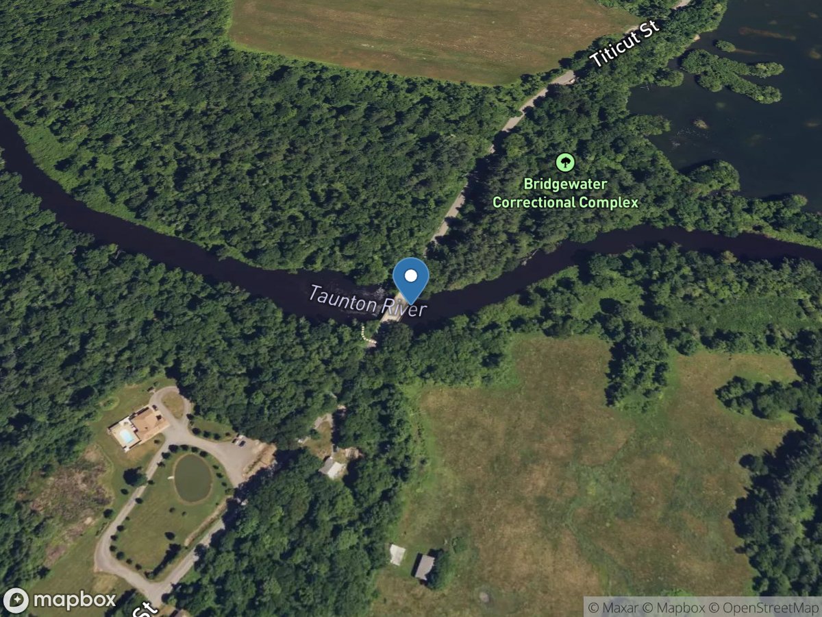 Taunton River near Bridgewater, MA location