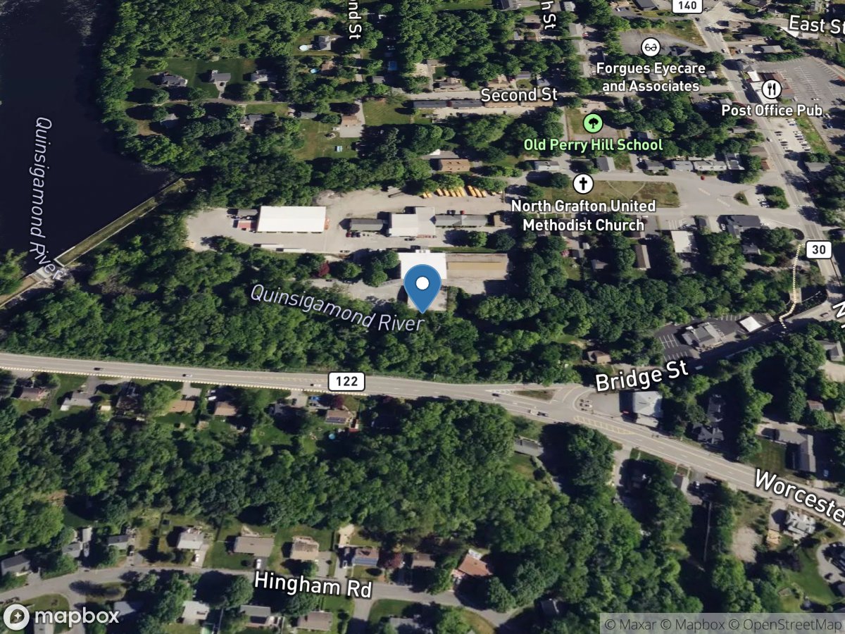 Quinsigamond River at North Grafton, MA location