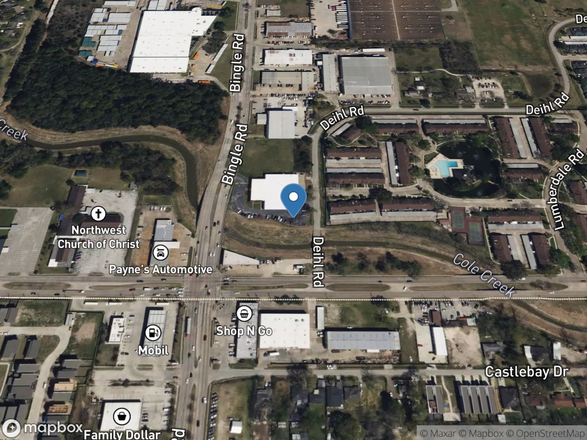 Cole Creek at Deihl Rd, Houston, TX location