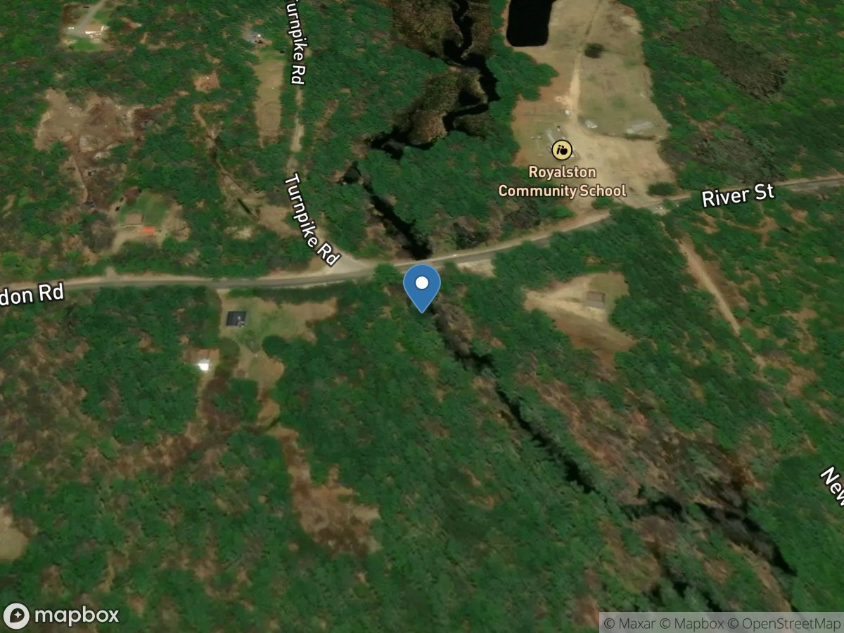 Priest Brook near Winchendon, MA location