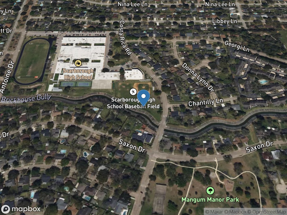 Brickhouse Gully at Costa Rica St, Houston, TX location