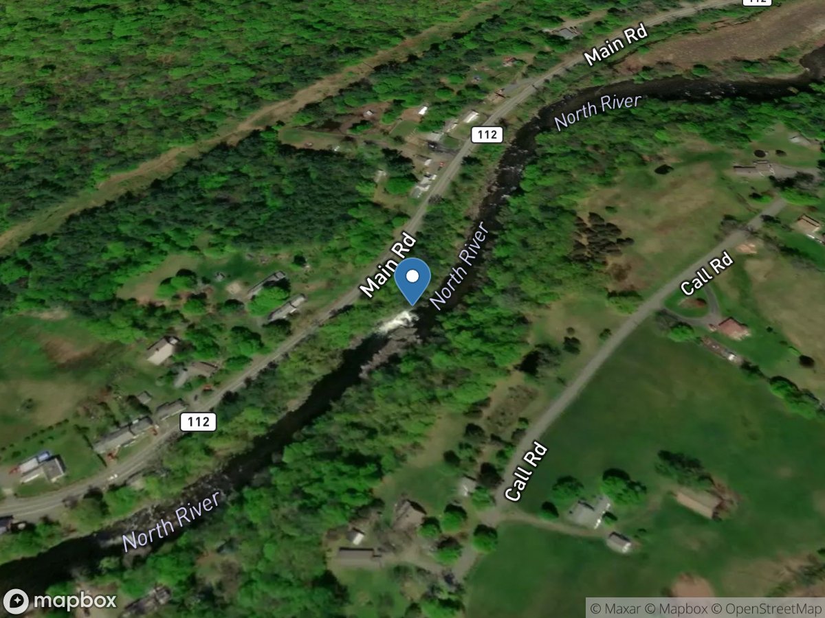 North River at Shattuckville, MA location