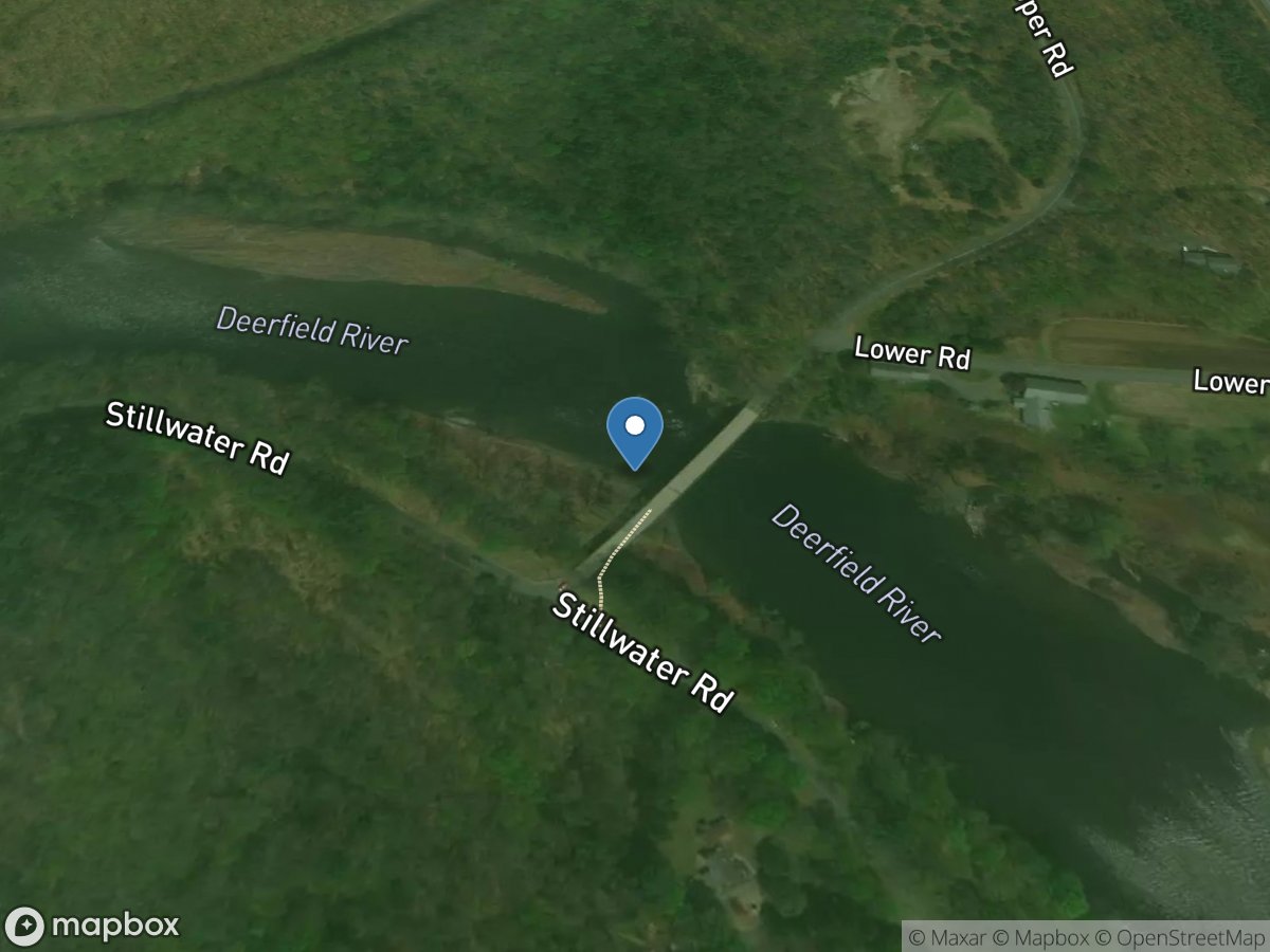 Deerfield R, Stillwater Br, at West Deerfield, MA location