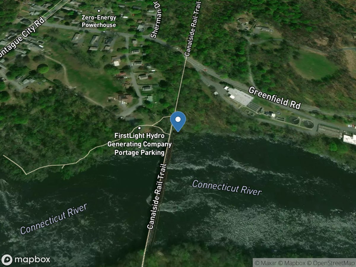 Connecticut River at Montague City, MA location