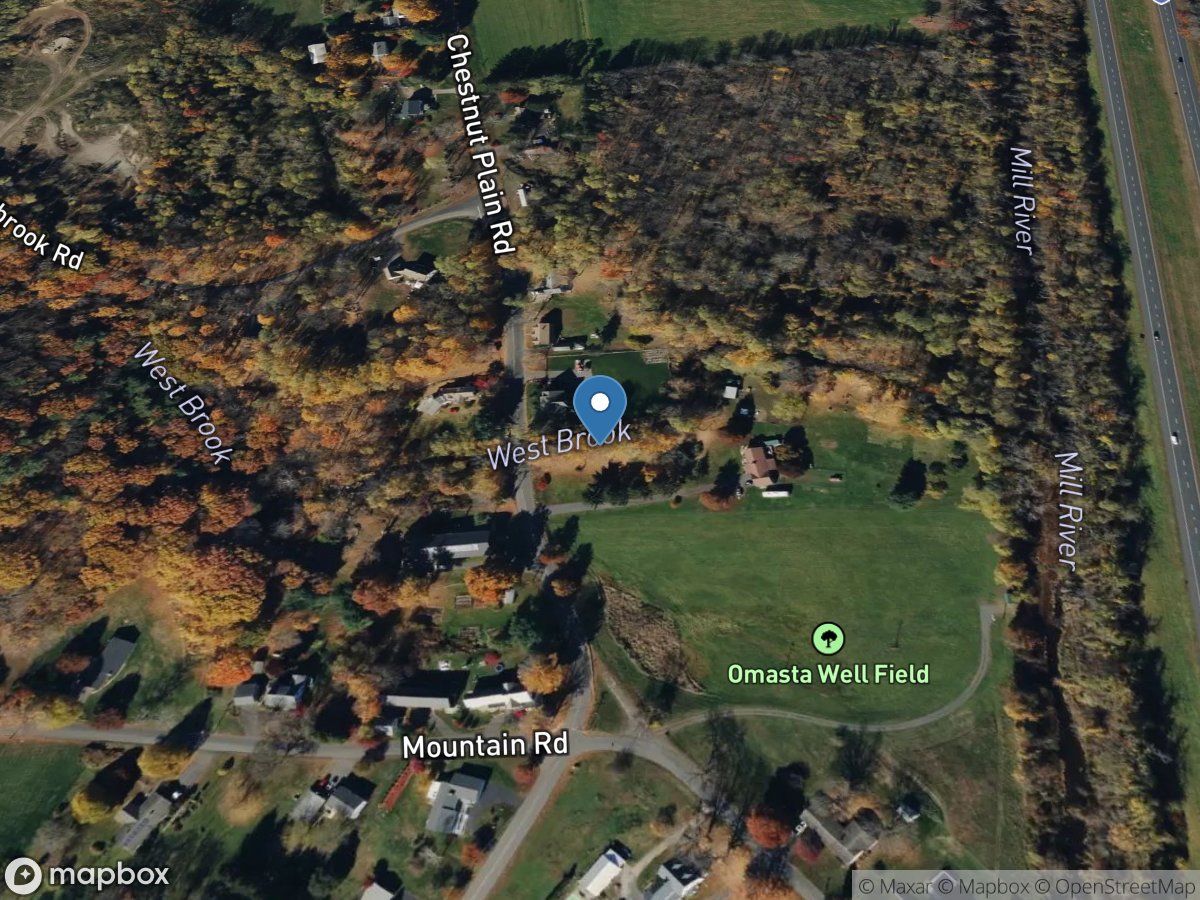 West Brook near Whately, MA location