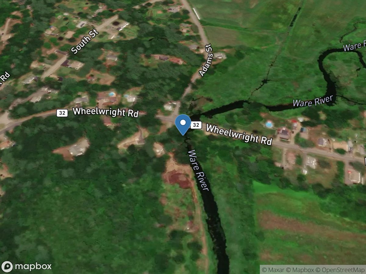 Ware River at Barre Plains, MA location