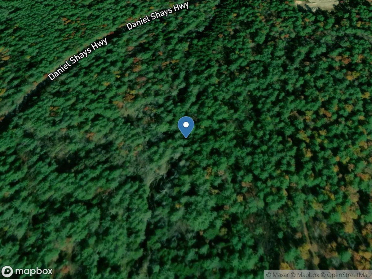 West Branch Swift River near Shutesbury, MA location