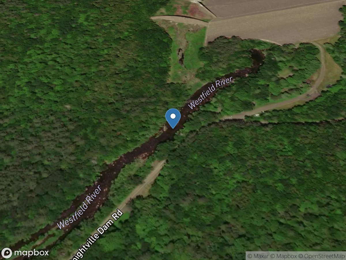 Westfield River at Knightville, MA location