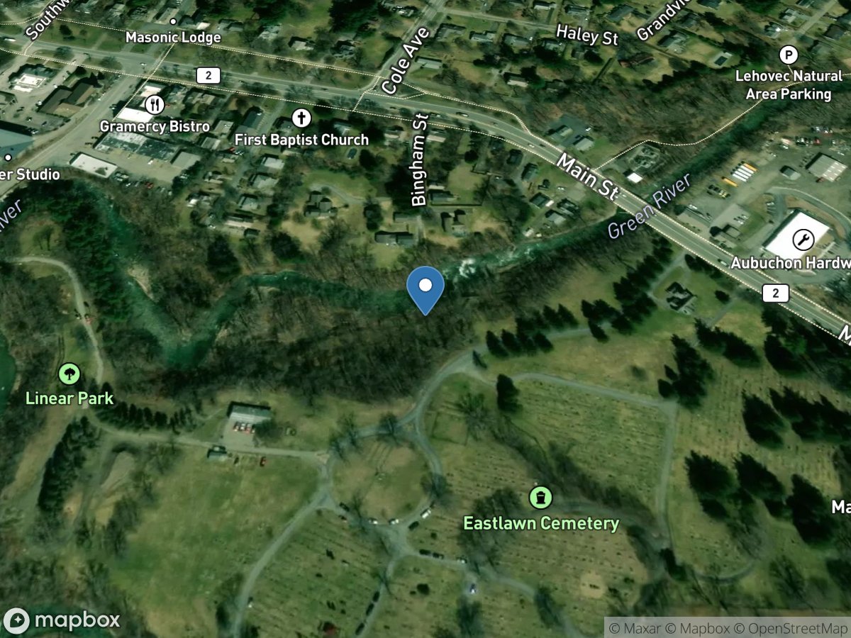 Green River at Williamstown, MA location