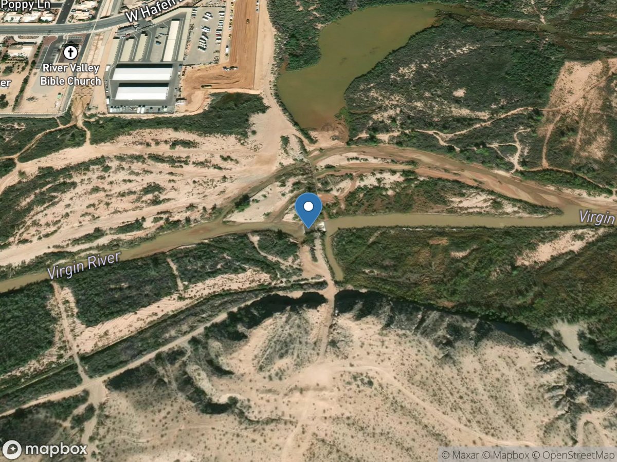 Virgin RV below Bunkerville DIV near Mesquite, NV location