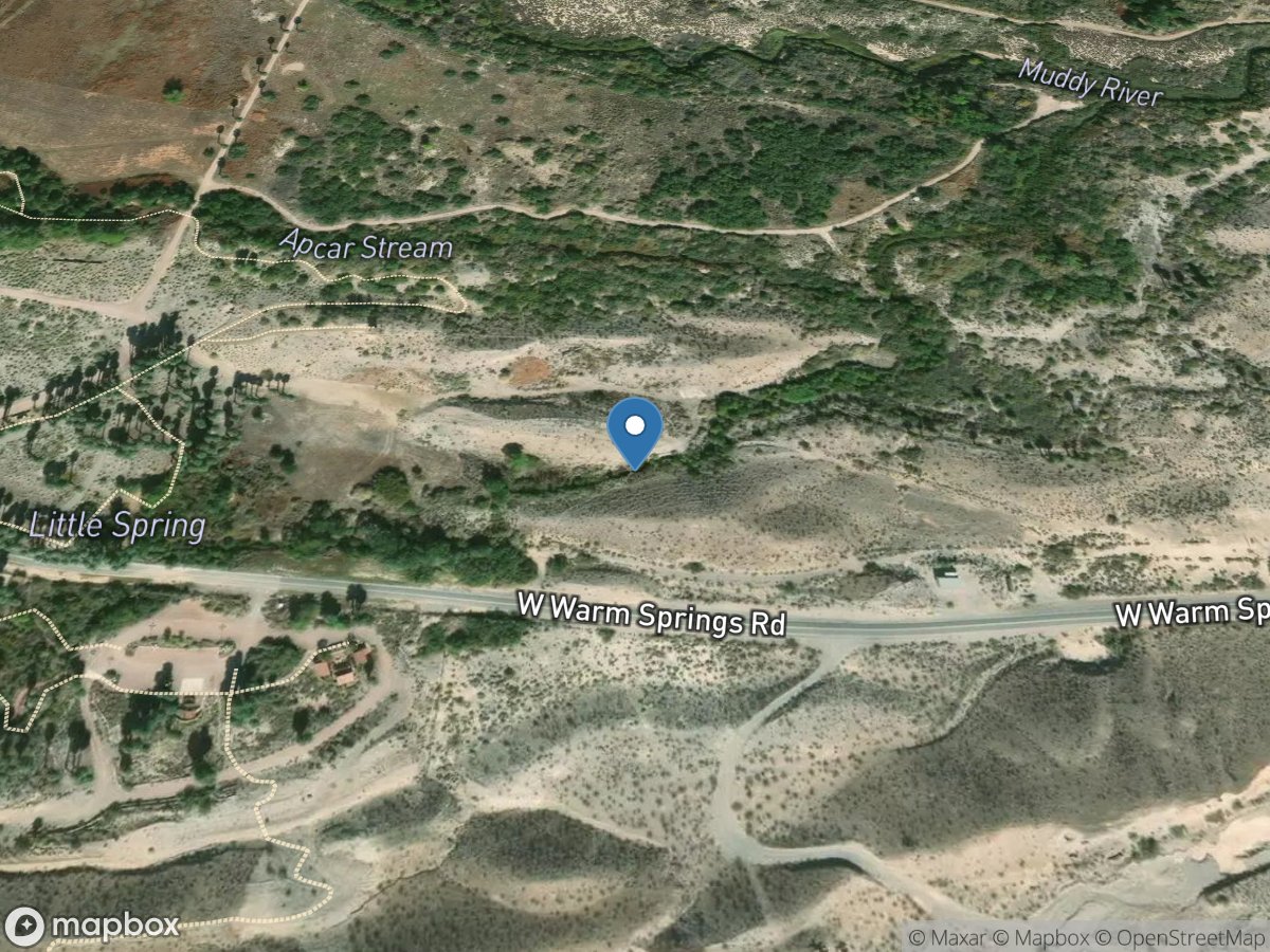 Warm Spgs Confl at Iverson Flume near Moapa, NV location