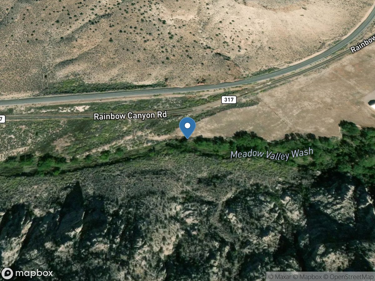 Meadow Valley Wash near Caliente, NV location