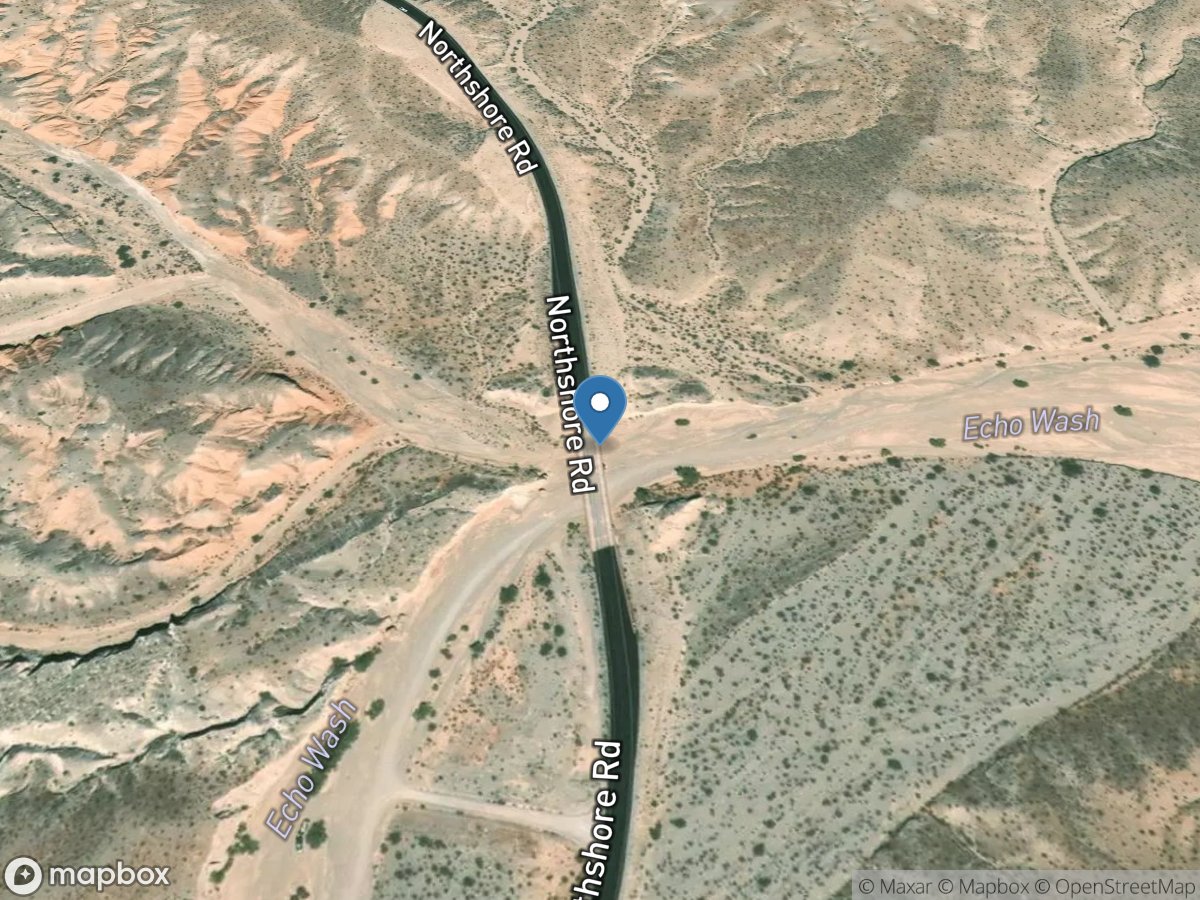 Echo Wash at Northshore Road near Echo Bay, NV location