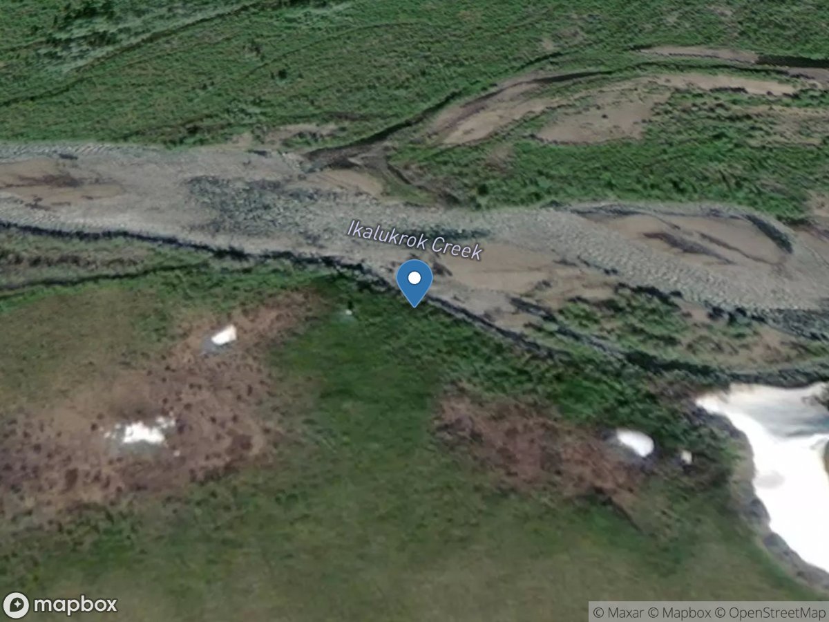 Ikalukrok C 4.3 MI below Dudd Creek near Kivalina AK location