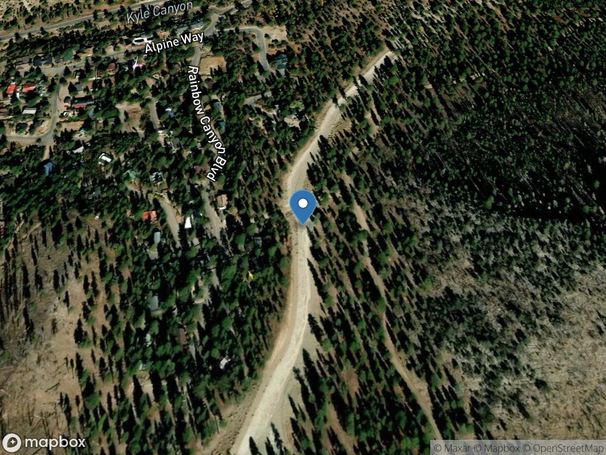 Rainbow Cyn at MT Charleston, NV location