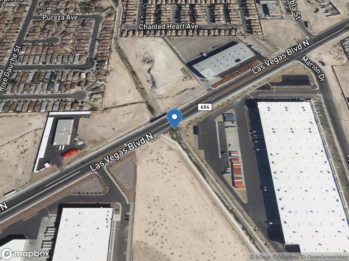 SLOAN CHANNEL Tributary At LAS VEGAS Boulevard Near North LV location