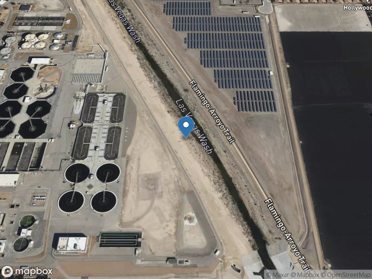 Las Vegas Wash at Vegas Valley Drive near Las Vegas, NV location