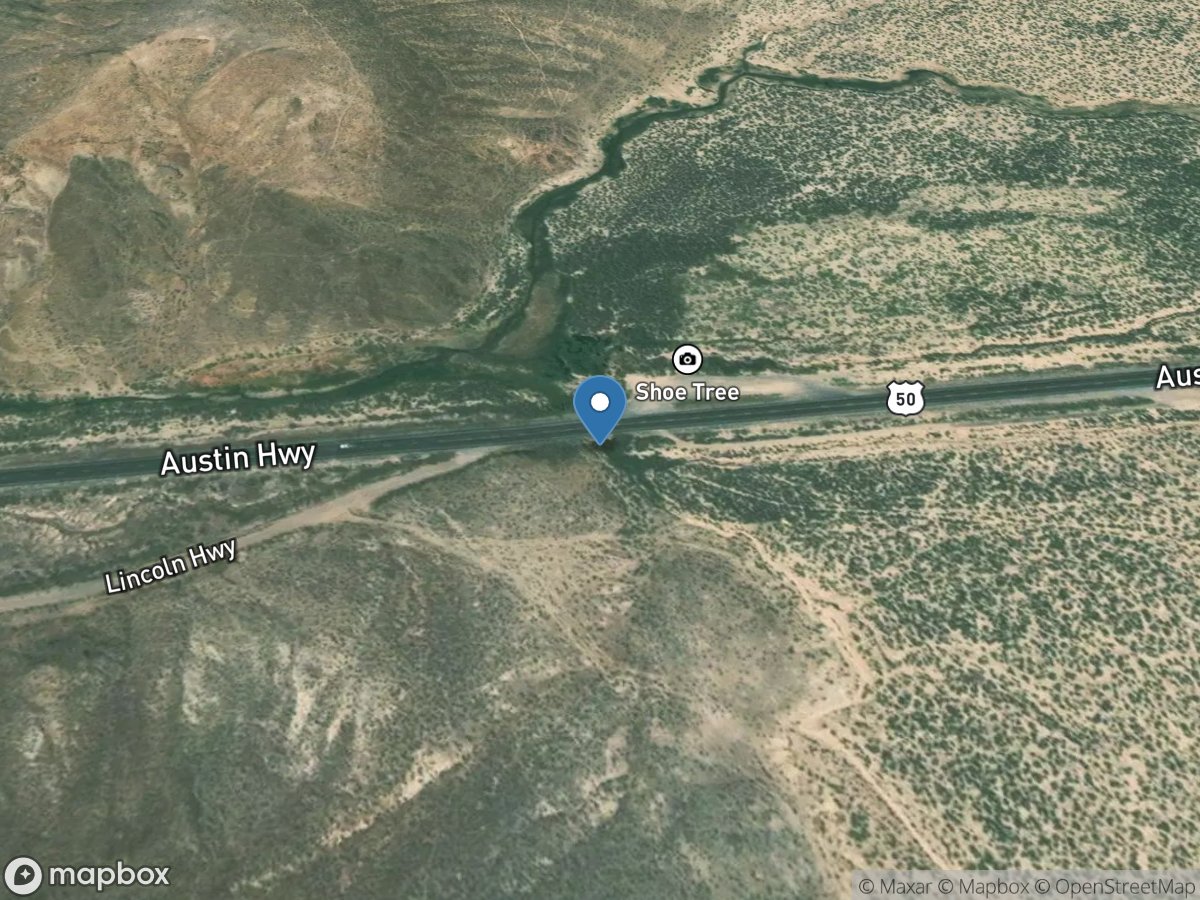 DIXIE VALLEY Tributary Near EASTGATE, NV location