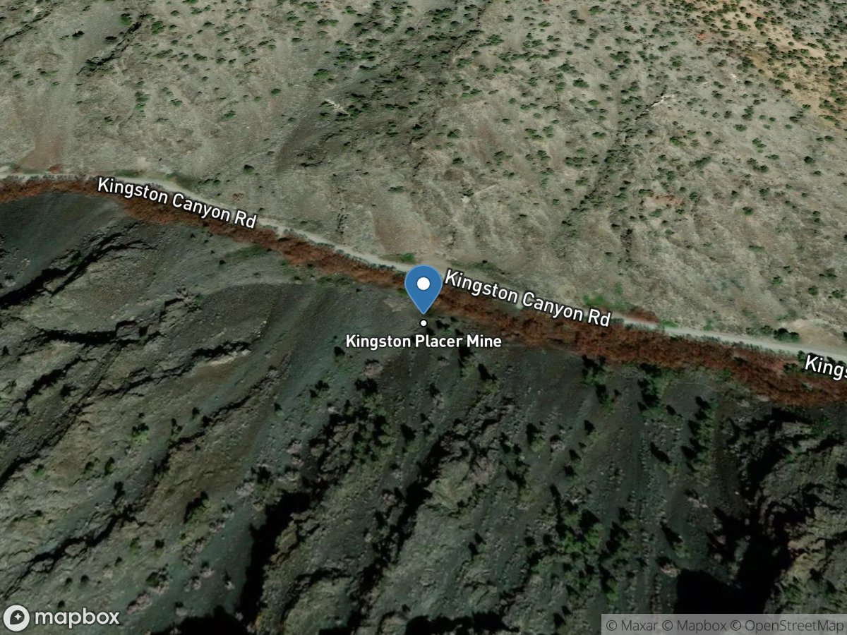 Kingston Creek below Cougar Cyn near Austin, NV location