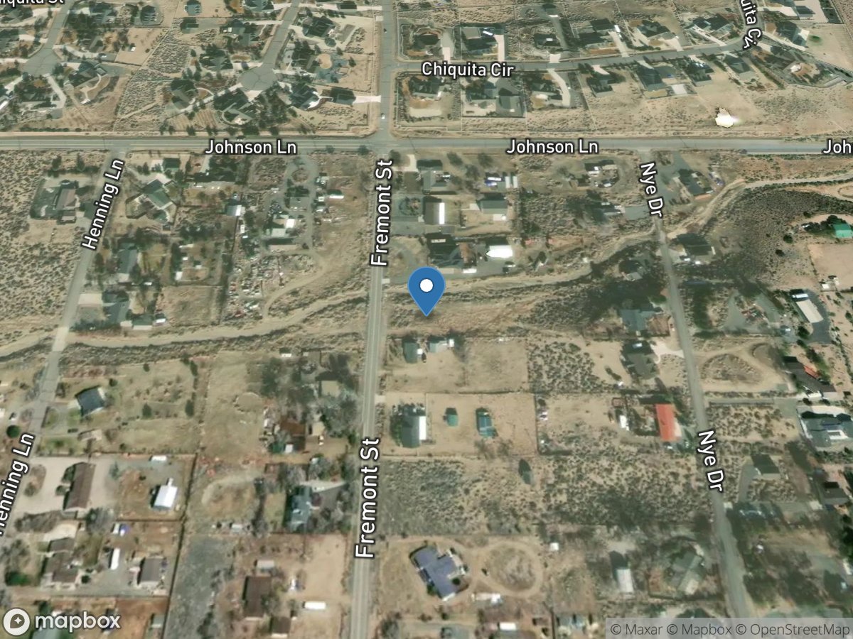 Johnson Wash at Fremont Drive near Minden, NV location