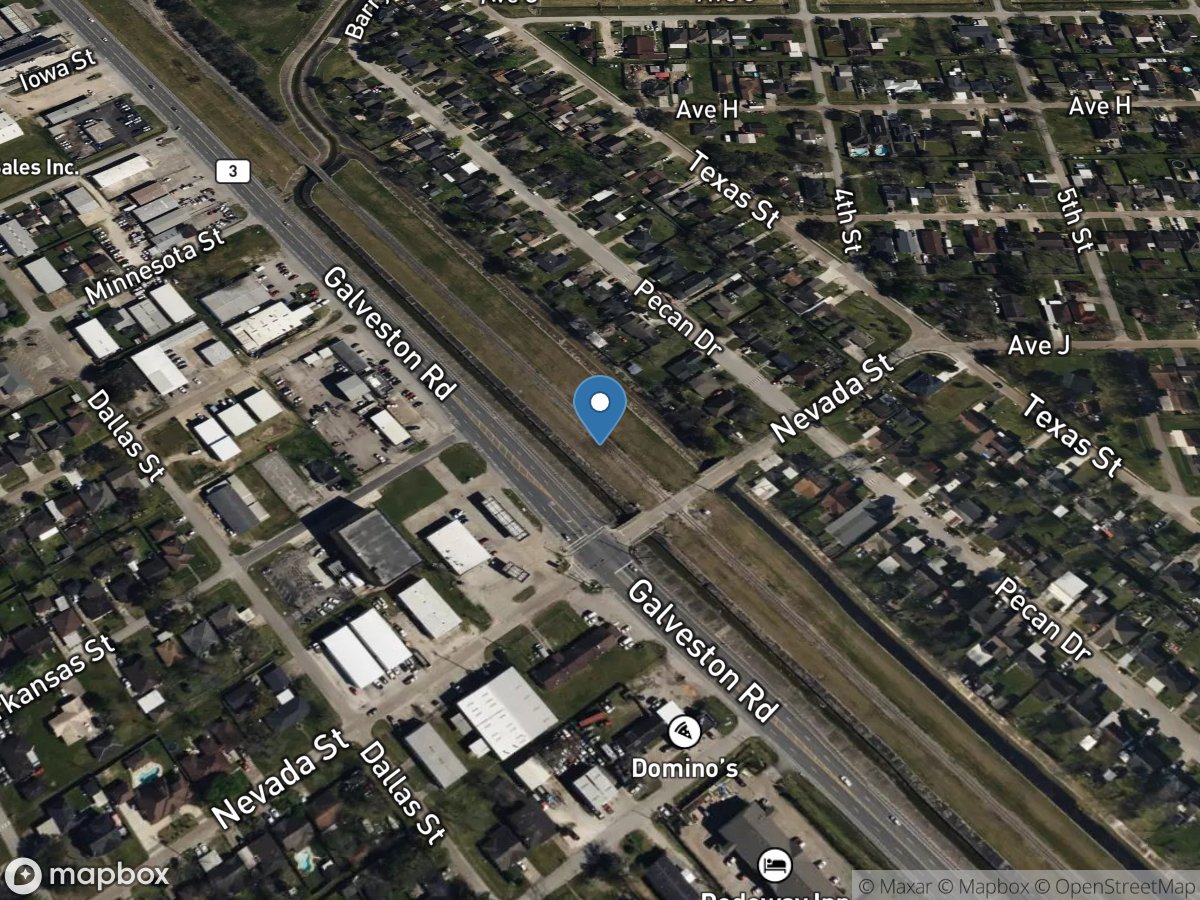 Berry Bayou at Nevada St, Houston, TX location