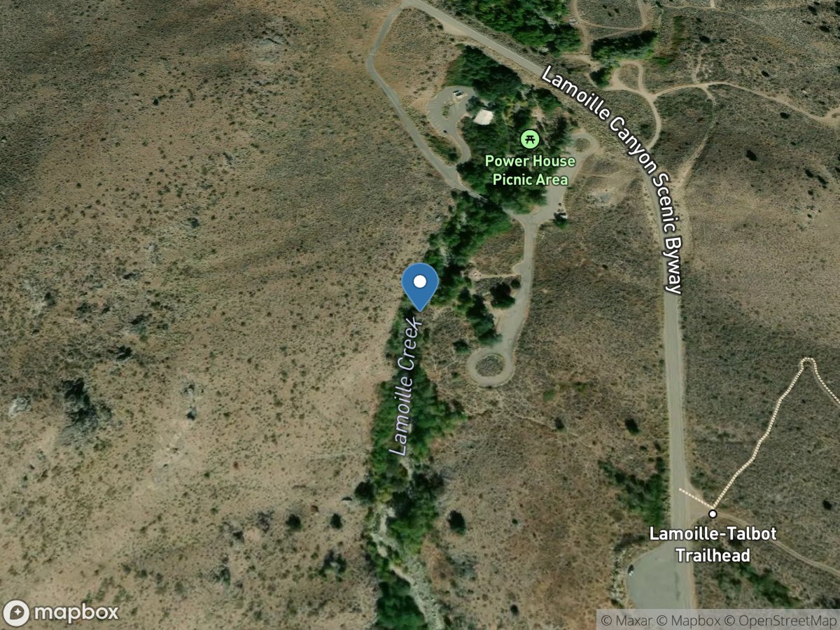 Lamoille Creek near Lamoille, NV location