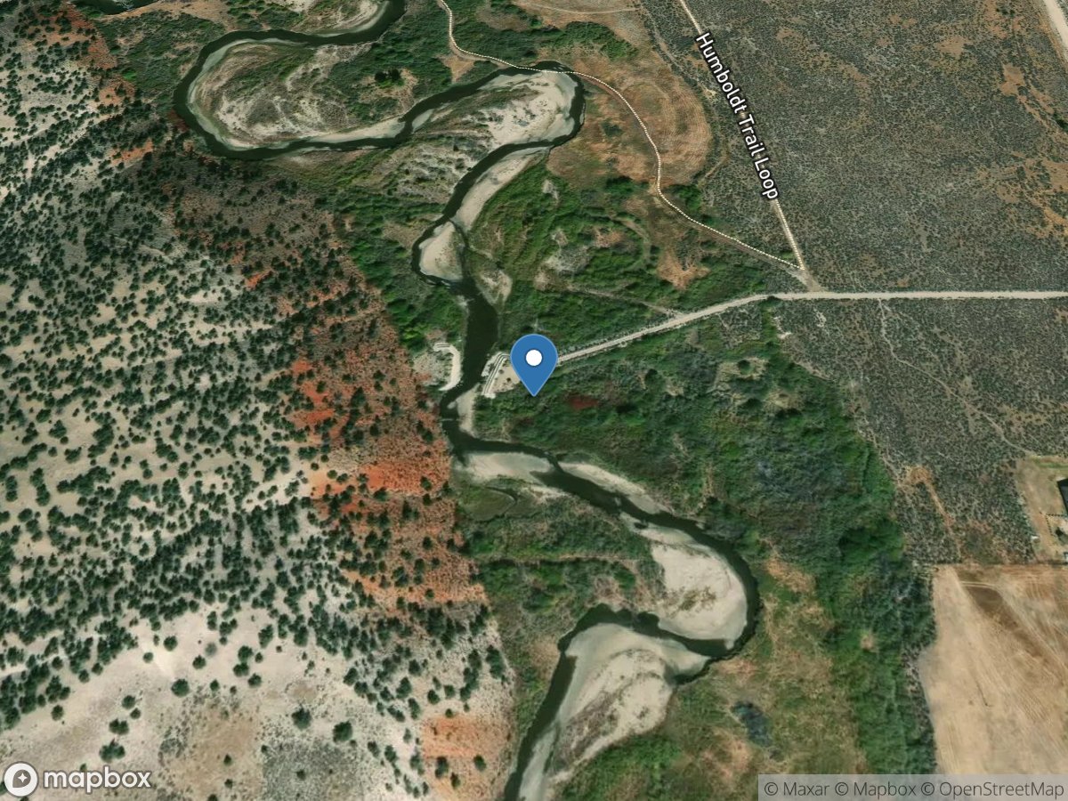 S Fork HUMBOLDT RV Above TENMILE Creek Near ELKO, NV location