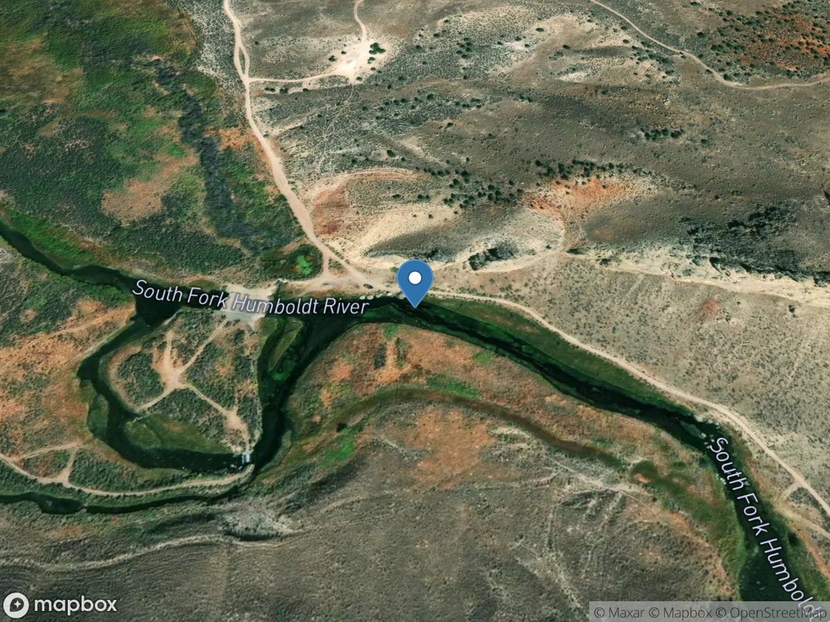 S Fork Humboldt RV at Cyn Mouth near Elko, NV location