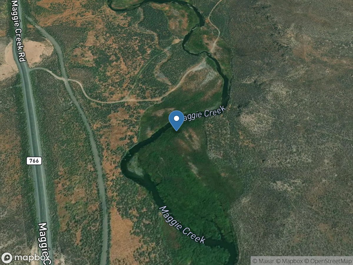 MAGGIE Creek Above MAGGIE Creek CYN Near CARLIN, NV location