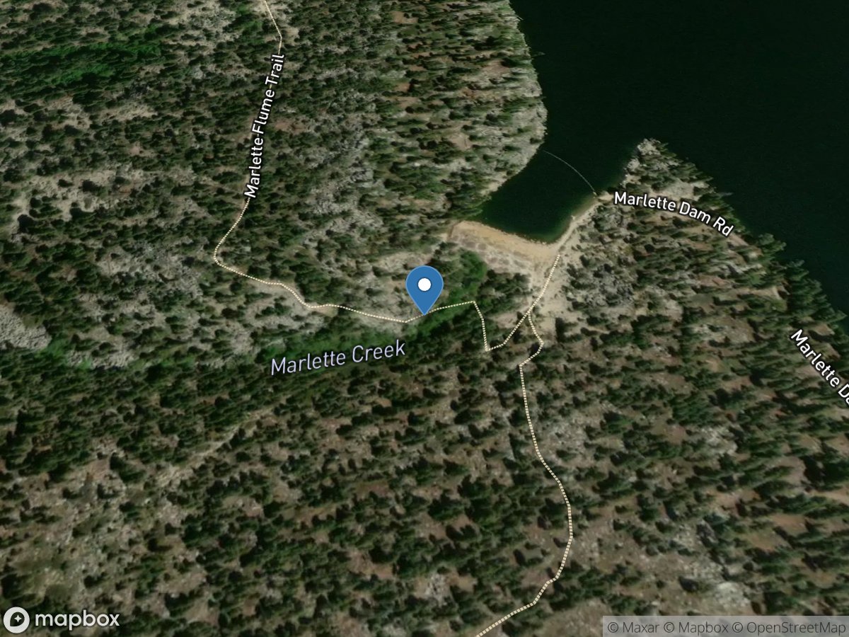 Marlette Creek near Carson City, NV location