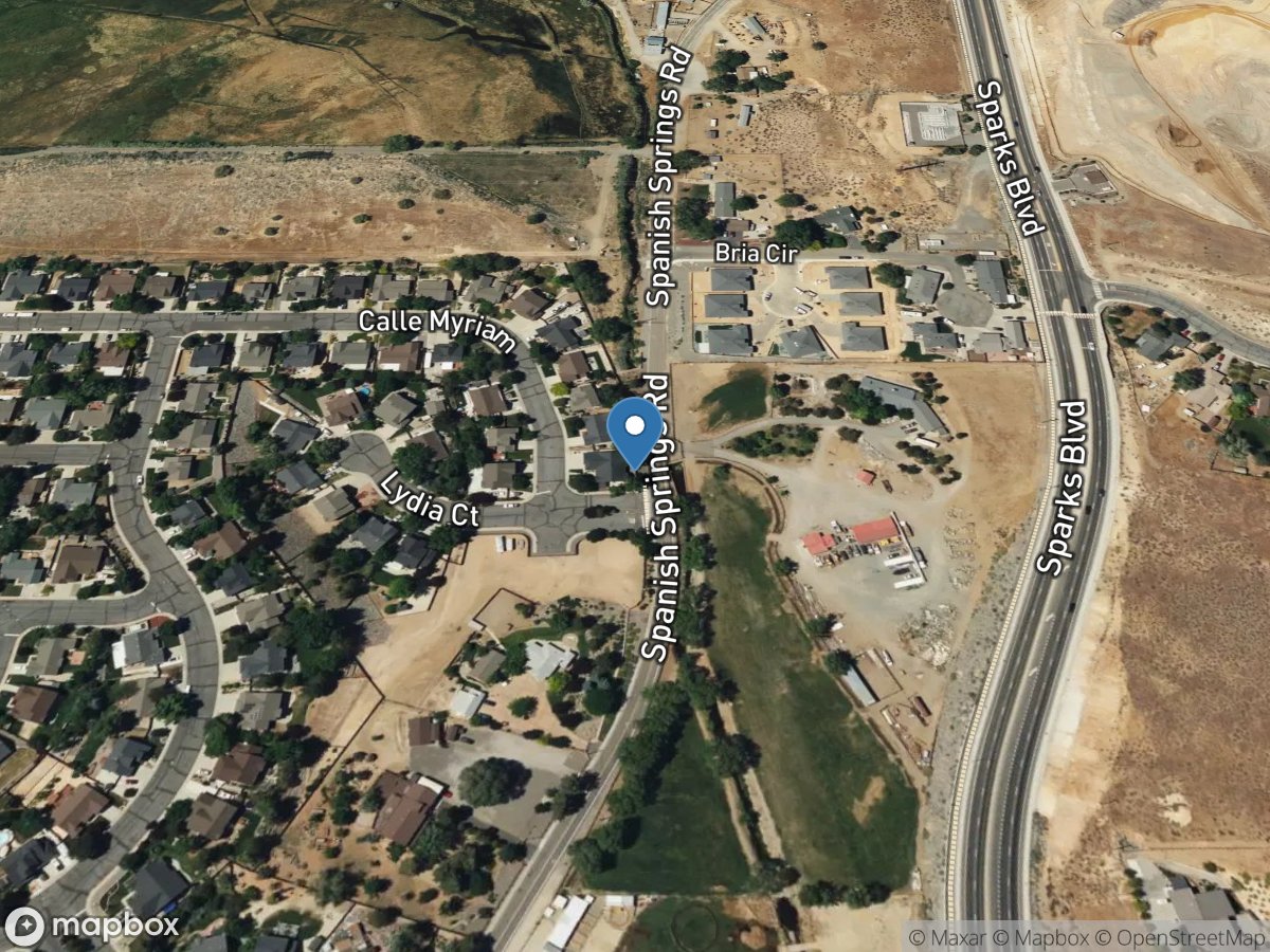 N Truckee Drain at Spanish Springs Road near Spark, NV location